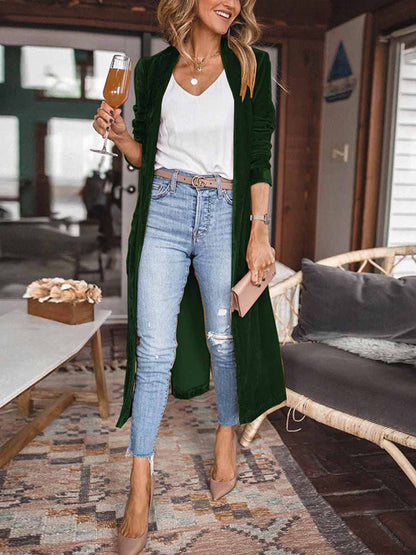 Amsoin Patchwork Cardigan Collar Outerwear(7 Colors)