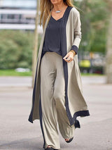 Amsoin Color Blocking 3 Ardigan Suit