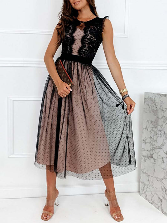 Amsoin Sexy Lace Dress