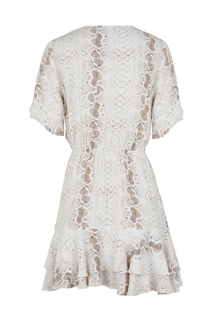 Amsoin Printed Mini Dress
