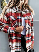 Amsoin Cider Plaid Jacket