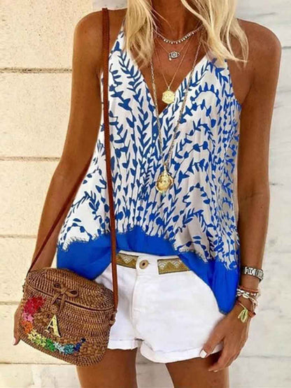 Amsoin Sexy Print Camisole Top