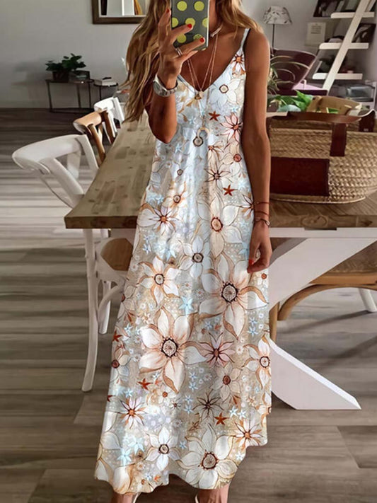 Amsoin Colorful Printed Dress