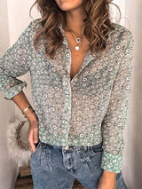 Amsoin Casual Floral Shirt