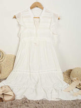 Amsoin Lace V Neck Dress