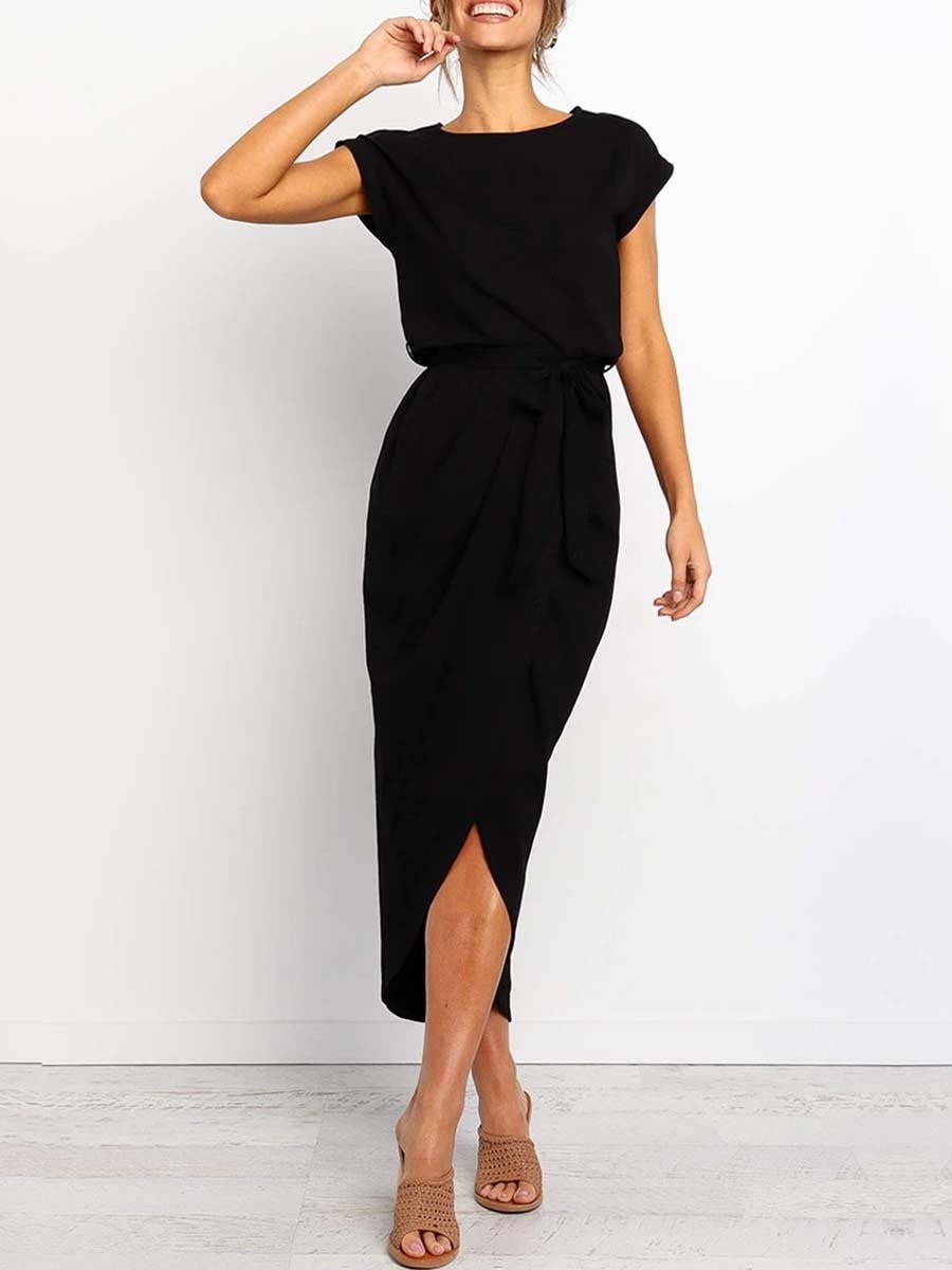 Amsoin After Midnight Ankle Length Dress