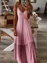 Amsoin Gradient Sling Dress