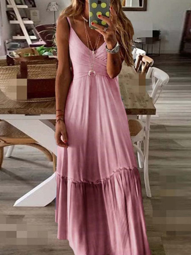 Amsoin Gradient Sling Dress
