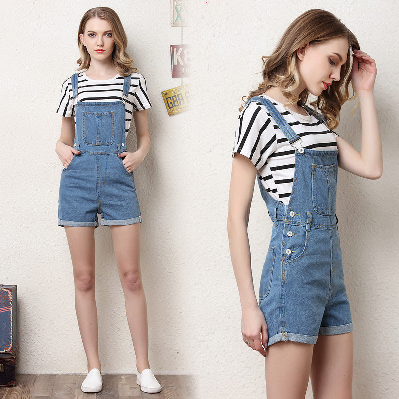 Amsoin New Denim Jumpsuits
