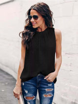 Amsoin Polka Dot Sleeveless Vest