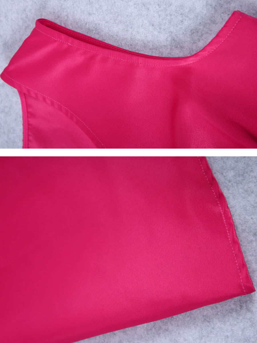 Amsoin Trendy Deep V Neck Dress