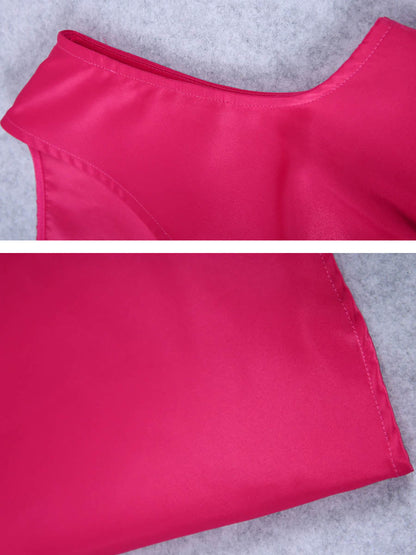 Amsoin Trendy Deep V Neck Dress