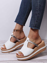 Amsoin Wedge Heel Sandals