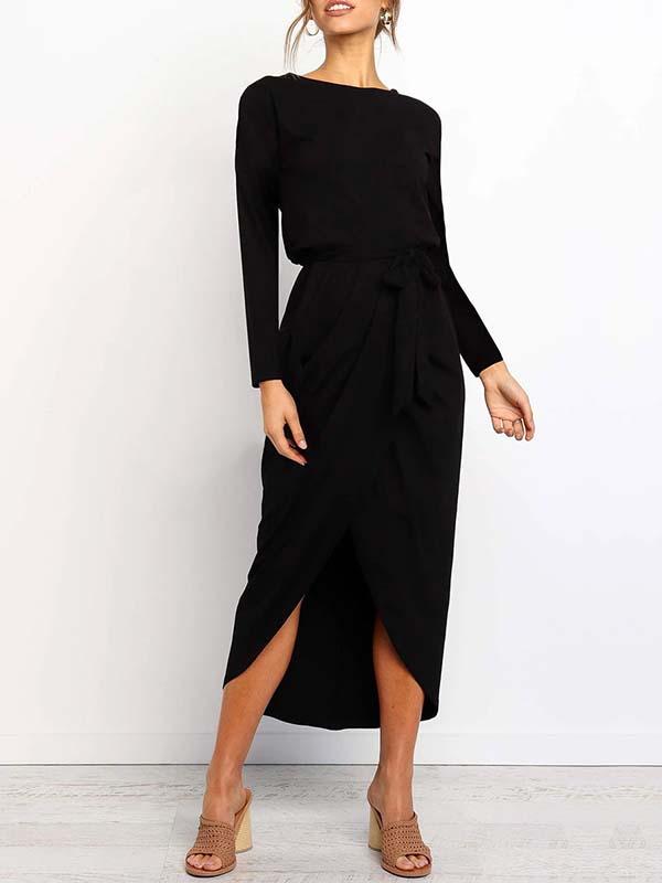 Amsoin Ankle Length Dress