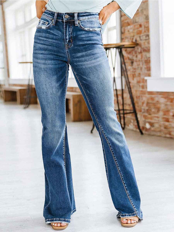 Amsoin Boot Cut Denim Jeans