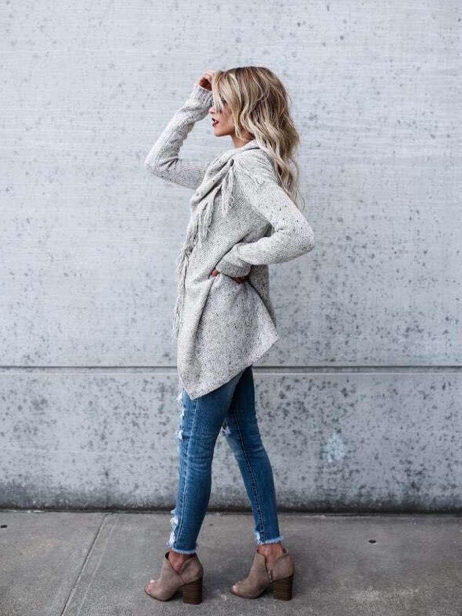 Amsoin Spring Shawl Coat