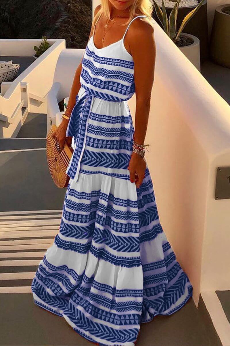 blue dress