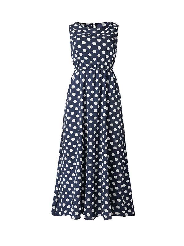 Amsoin Polka Dot Dress