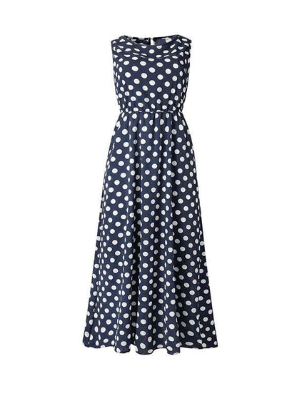 Amsoin Polka Dot Dress