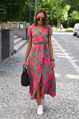 Do What You Love Print High-Slit Maxi Dress - 4 Colors