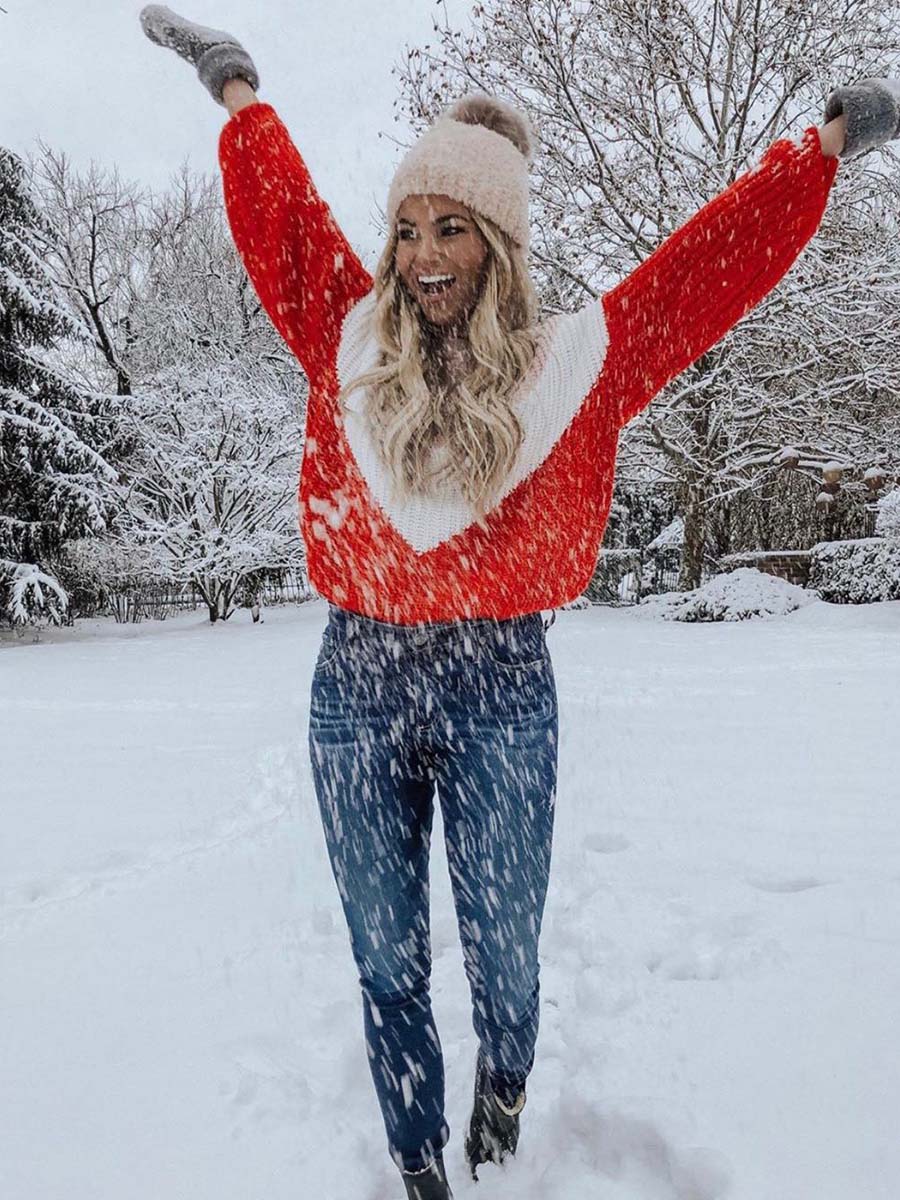 Amsoin Comfy Loose Sweater