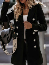 Amsoin Double Breasted Coat