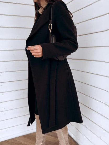 Amsoin Belt Pocket Coat