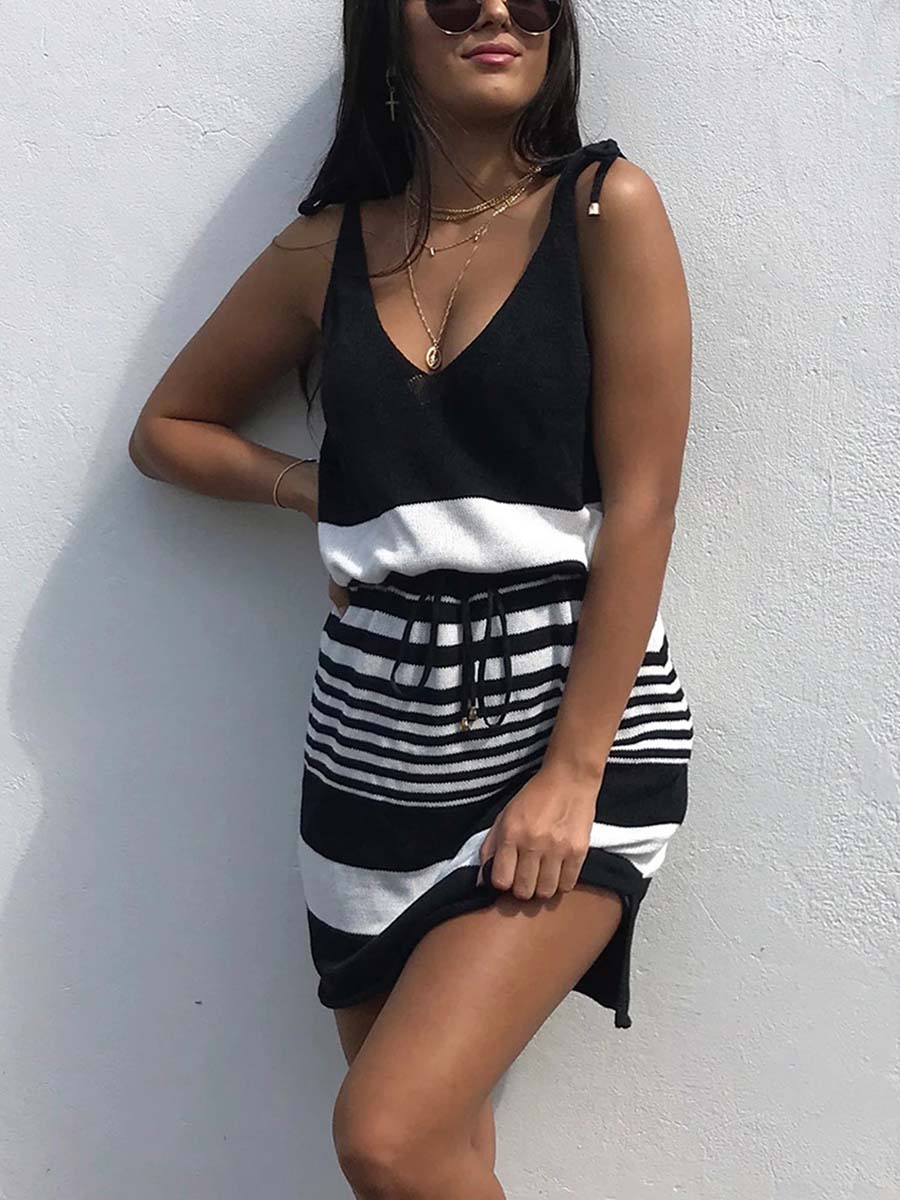 Amsoin Casual Knit Skirt