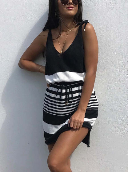 Amsoin Casual Knit Skirt