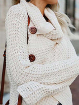 Amsoin Irregular Winter Shawl Sweater
