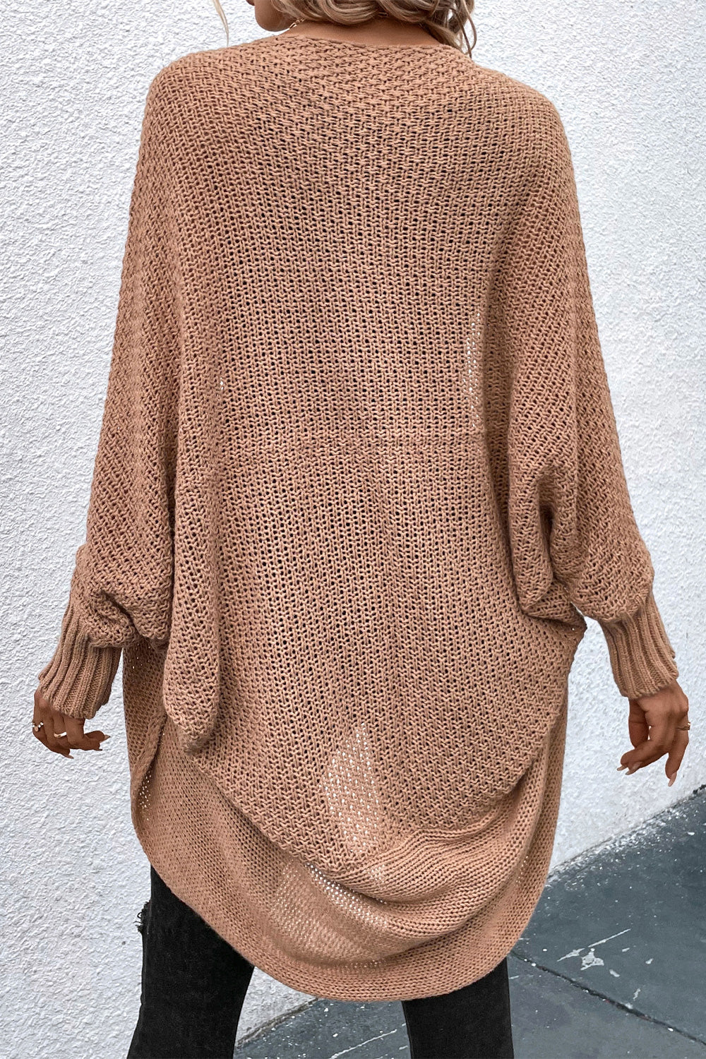 Fall Is Near Dolman Sleeve Cardigan