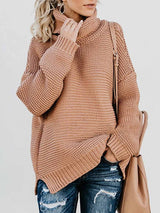 Amsoin Loose Turtleneck Warm Sweater