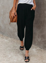 Amsoin Loose High Waist Pants