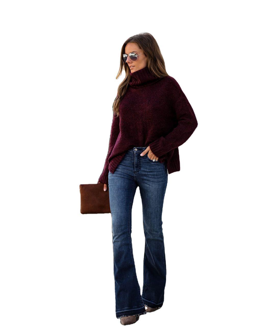 Amsoin Slim Trousers And Micro Flared Jeans