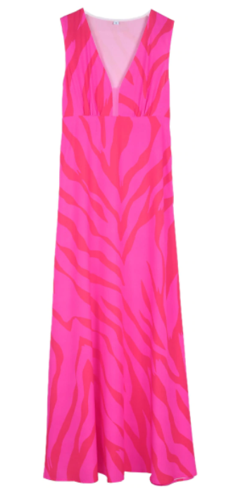 Amsoin Trendy Deep V Neck Dress