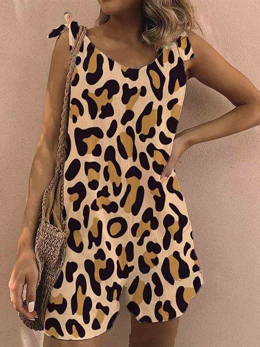 Amsoin New Printed Loose Style Romper