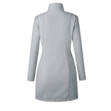 Amsoin Slim Zipper Coat