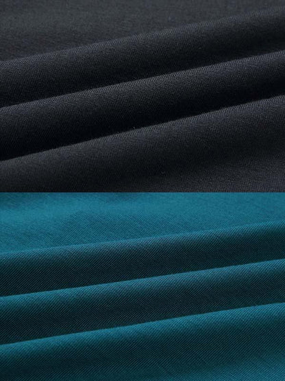 Amsoin O Neck Midi Dress With Belt