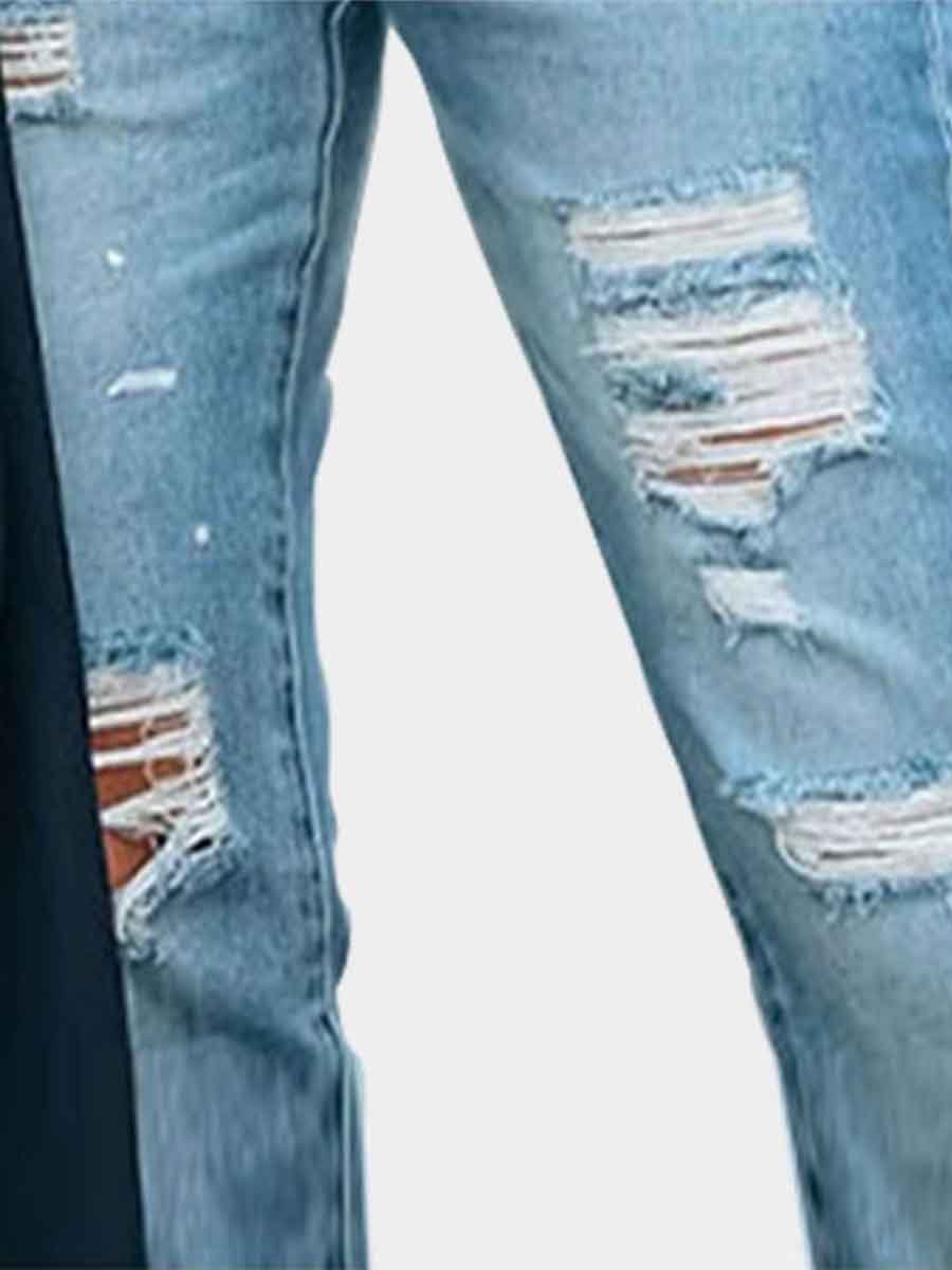 Amsoin Casual Ripped Jeans