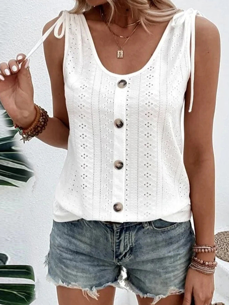 Tank Tops V-Neck Slimming Commuter Solid Color Tank Top MsDressly