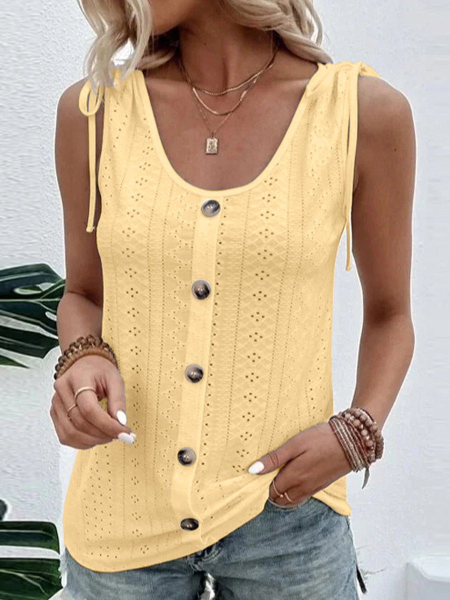Tank Tops V-Neck Slimming Commuter Solid Color Tank Top MsDressly