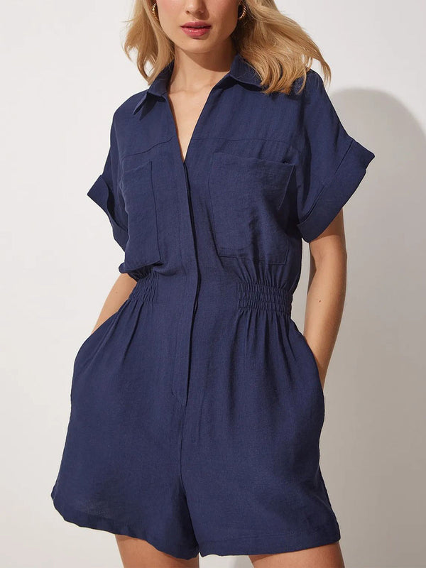 Jumpsuits - Casual Loose High Waist Jumpsuit - MsDressly