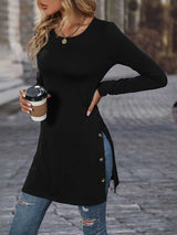 Slim and skinny split dress
