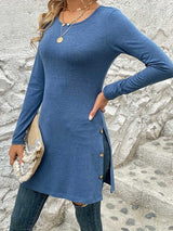 Slim and skinny split dress