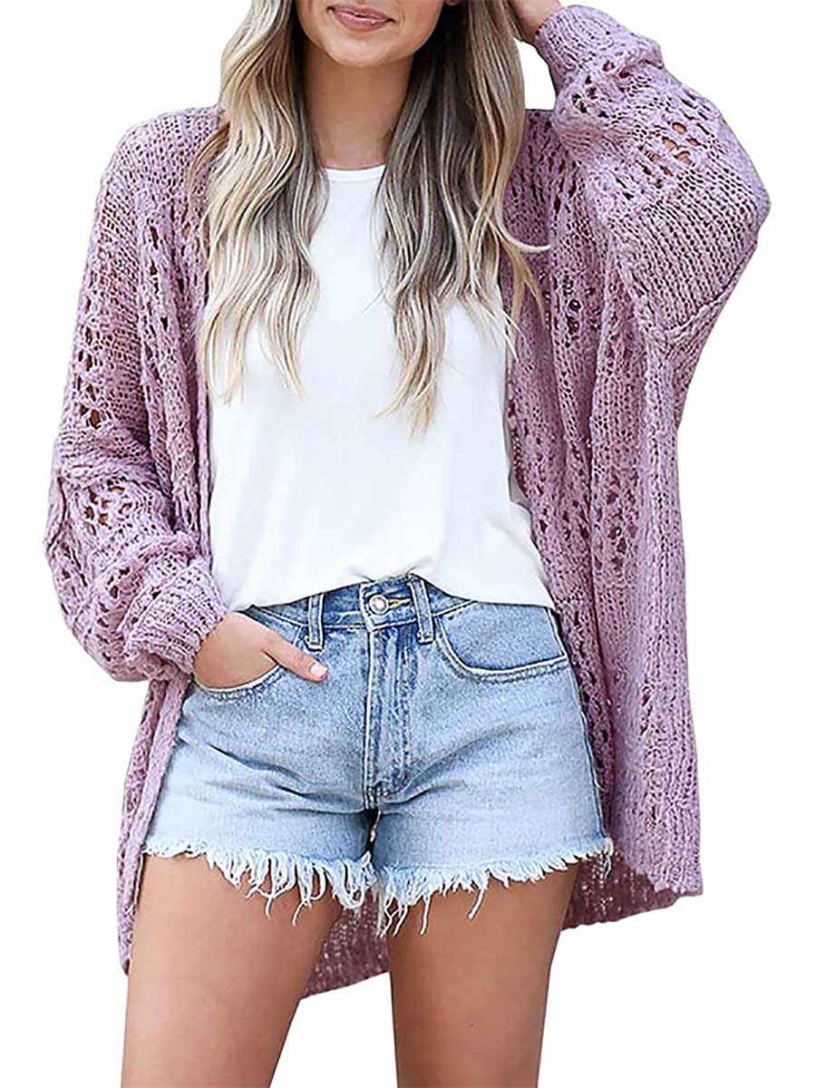 Loose Sweater Cutout Knit