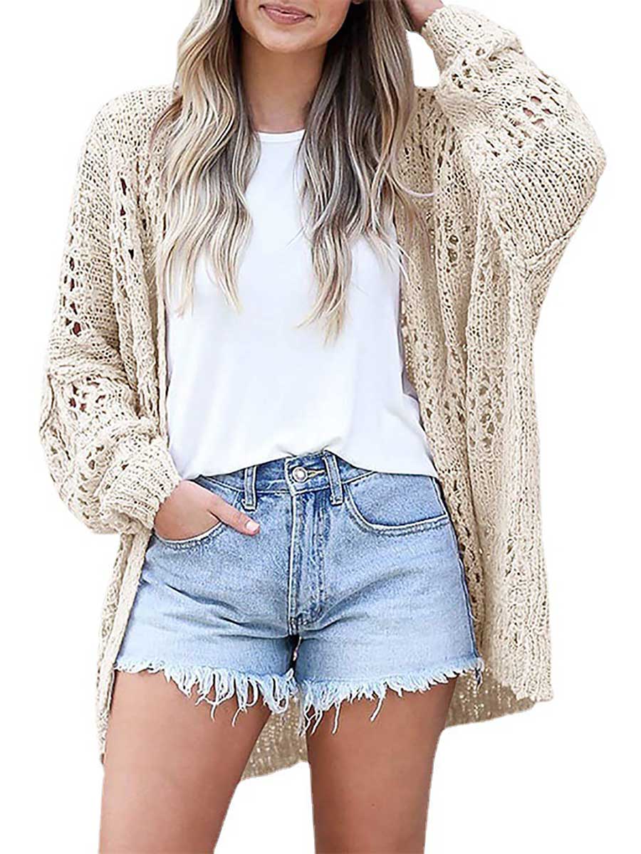 Loose Sweater Cutout Knit