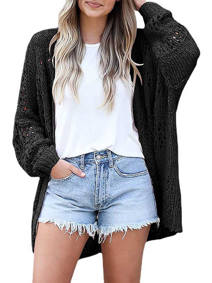 Loose Sweater Cutout Knit