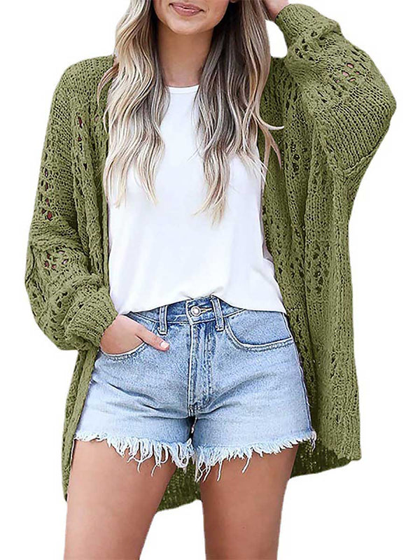 Loose Sweater Cutout Knit