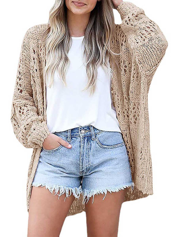 Loose Sweater Cutout Knit