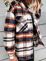 Amsoin Cider Plaid Jacket